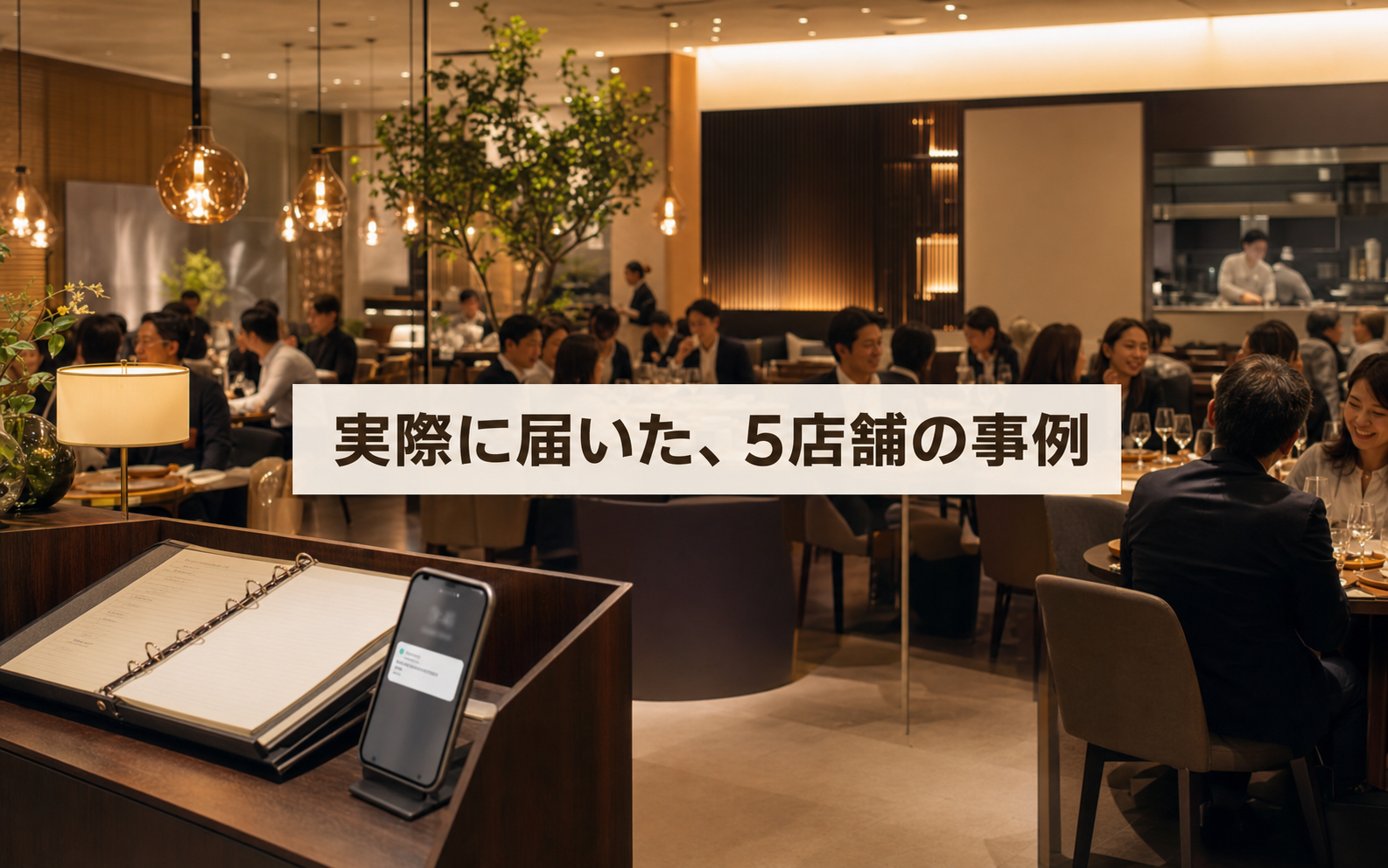 実際に届いた、5店舗の事例