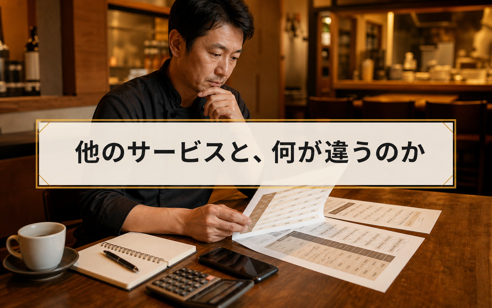 他のサービスと、何が違うのか
